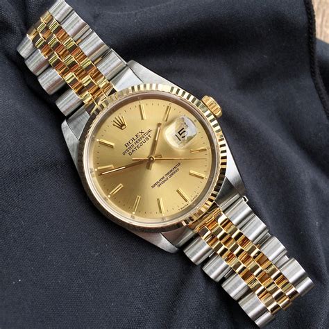 rolex men's two tone datejust watch|Rolex Datejust price chart.